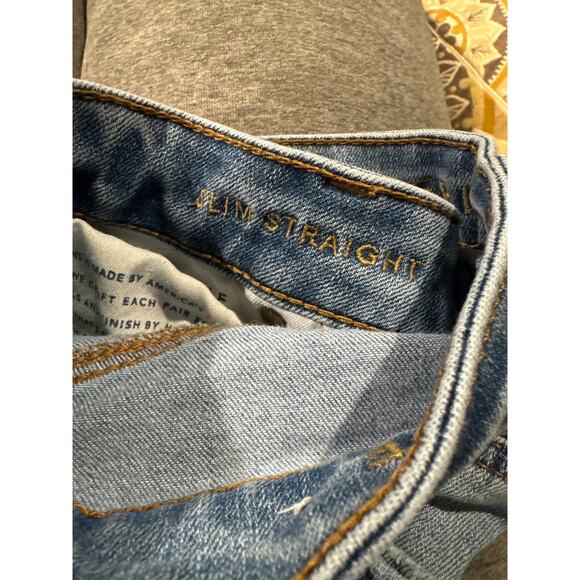 American Eagle Next Level Air Flex Slim Straight Men's Jeans 33x30 - Picture 6 of 7